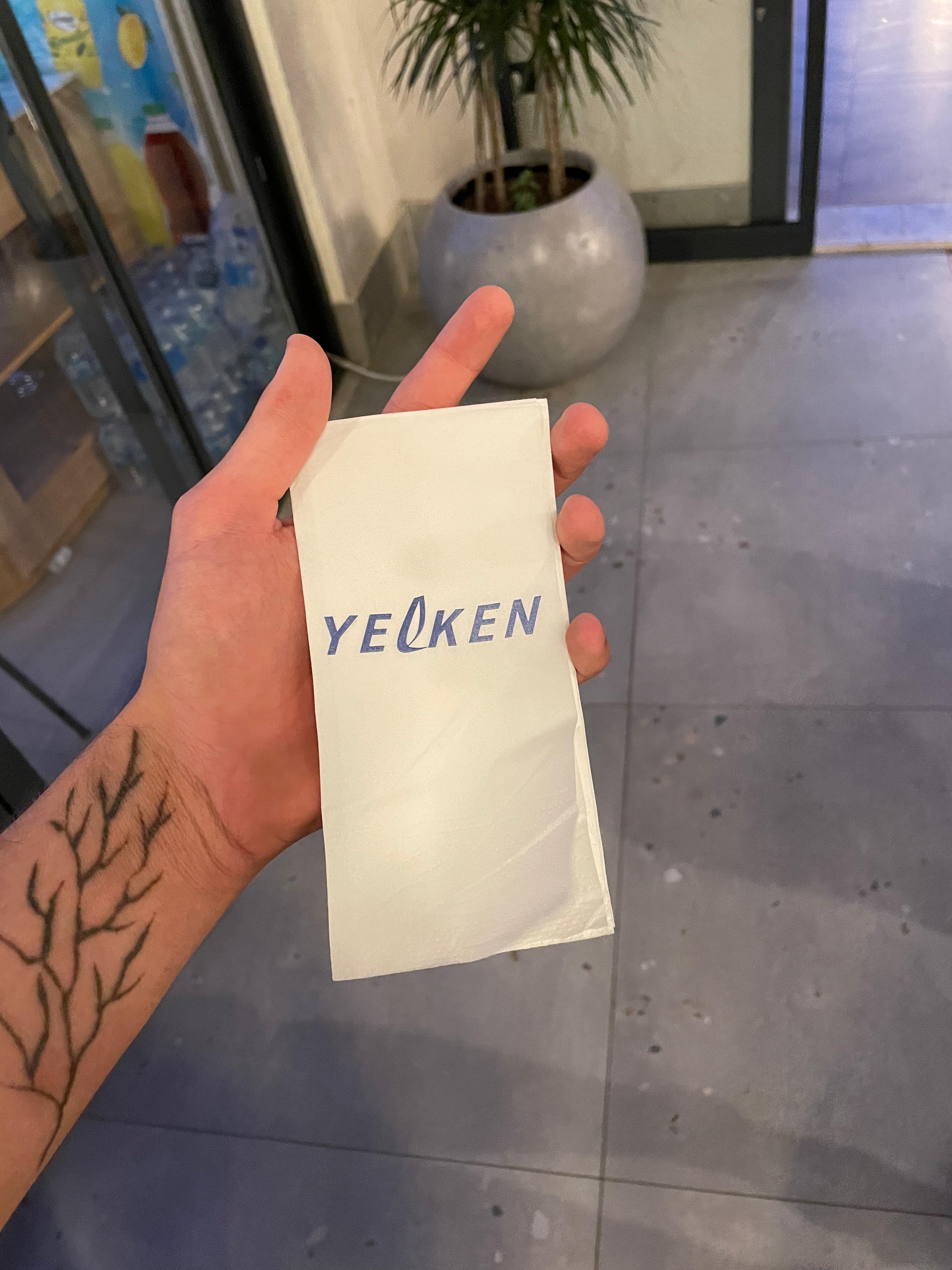 Özel Tasarım Baskılı Garson Katlama Peçete